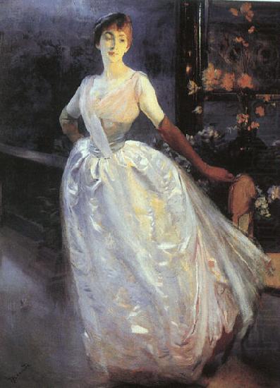 Albert Besnard Portrait of Madame Roger Jourdain china oil painting image